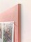 Large Cork Board Alternative - 12-Pack Felt Wall Tiles with Safe Removable Adhesive Tabs (Pink)